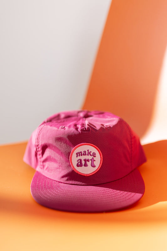 MAKE ART (Maroon)